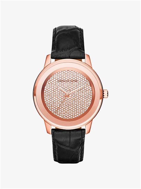 michael kors kinley watch gold|Michael Kors Kinley Pave Rose Dial Ladies Watch  .